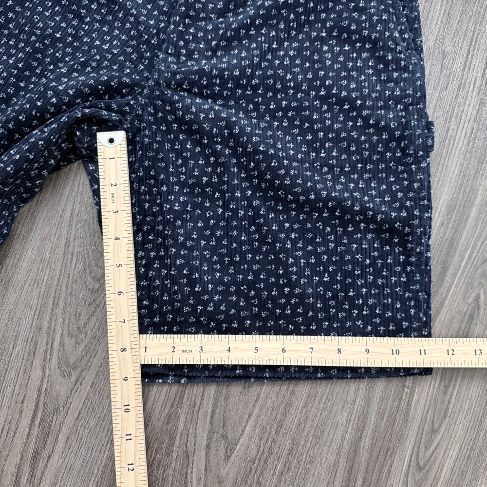 Emotionally Unavailable Shorts Cotton Geometric Print Made in Japan Navy Large - Picture 4 of 8